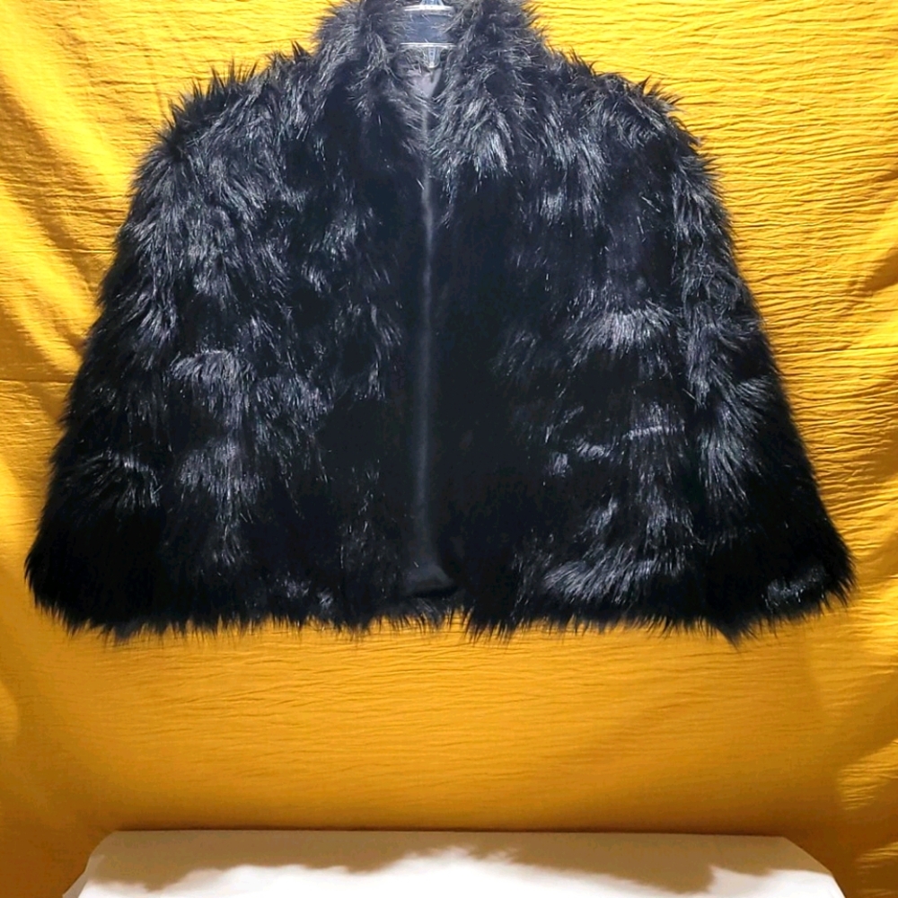 Faux fur coat